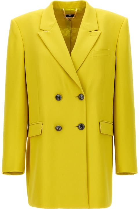 Elisabetta Franchi Coats & Jackets for Women Elisabetta Franchi Double-breasted Blazer With Logo Buttons