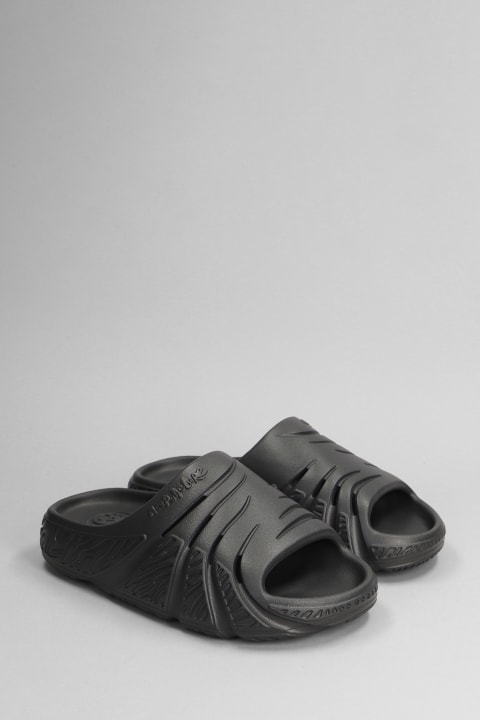 Acupuncture Shoes for Men Acupuncture Siplas Slipper-mule In Black Rubber/plasic