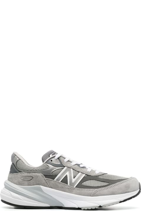 Fashion for Women New Balance '990 V6' Grey Low Top Sneakers With Logo Details In Tech Materials Woman