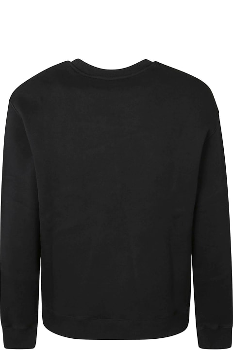 Maison Kitsuné Fleeces & Tracksuits for Men Maison Kitsuné Black Cotton Sweatshirt
