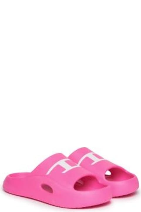 Shoes for Girls Diesel Ciabatte Con Logo