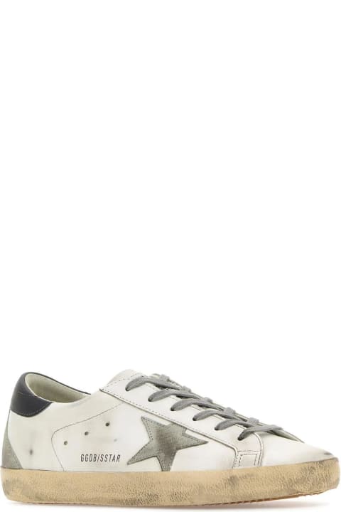 Golden Goose Shoes for Men Golden Goose Multicolor Leather Super Star Classic Sneakers