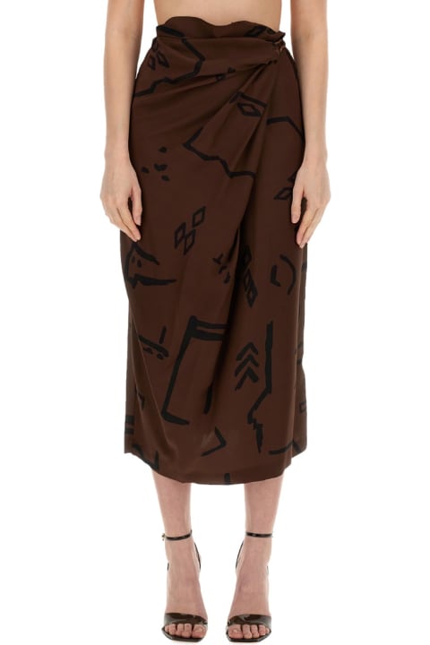 Alysi Skirts for Women Alysi Native Print Skirt