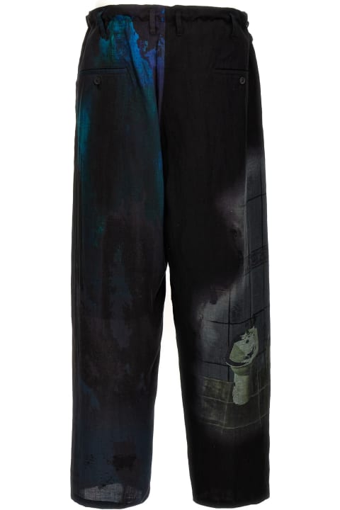 Yohji Yamamoto Pants for Men Yohji Yamamoto 'u-fountain Pt' Pants