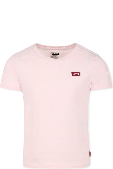 Homeware Levi's Pink T-shirt For Girl With Logo