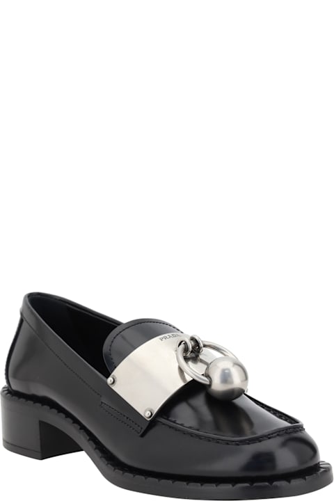 Prada Flat Shoes for Women Prada Leather Loafers