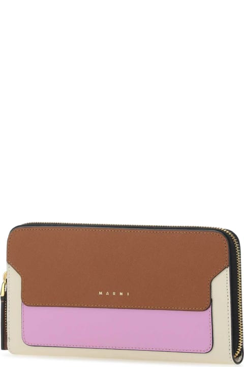 Marni Wallets for Women Marni Multicolor Leather Wallet