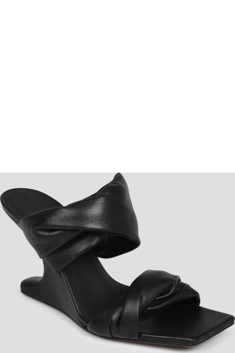 Rick Owens Sandals for Women Rick Owens Cantilever 8 Twisted Sandal