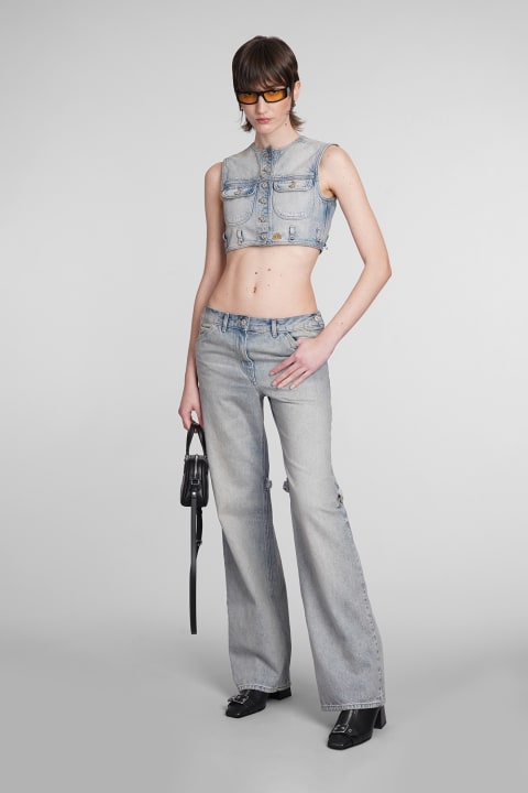 Clothing for Women Courrèges Jeans In Blue Denim