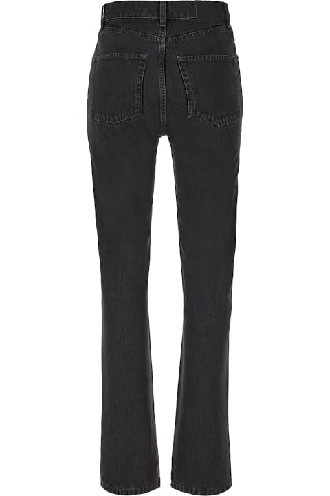 Saint Laurent الجينز لـ السيدات Saint Laurent 90's High Waist Straight Leg Jeans