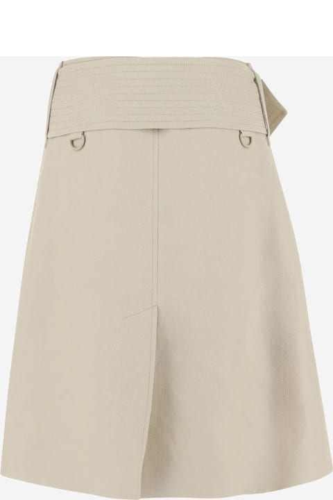 ウィメンズ Burberryのスカート Burberry Canvas Trench Skirt