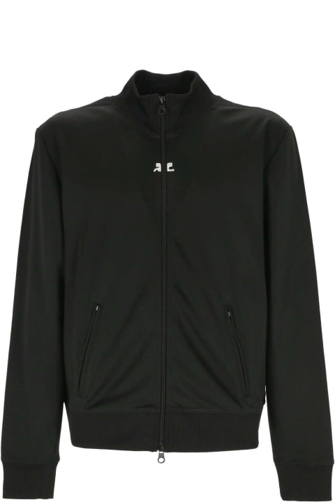 Courrèges Coats & Jackets for Men Courrèges Logo Embroidered Zip-up Tracksuit Jacket