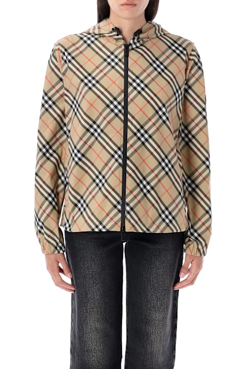 Burberry London for Kids Burberry London Check Hooded Jacket