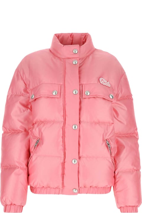 Alessandra Rich for Women Alessandra Rich Pink Nylon Blend Down Jacket