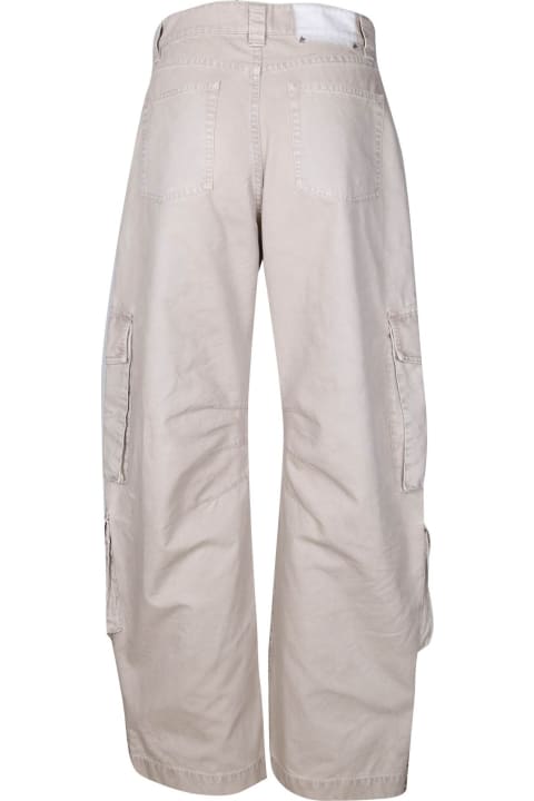Golden Goose Pants & Shorts for Women Golden Goose Golden Goose Lenin Cargo Pants In Beige Cotton