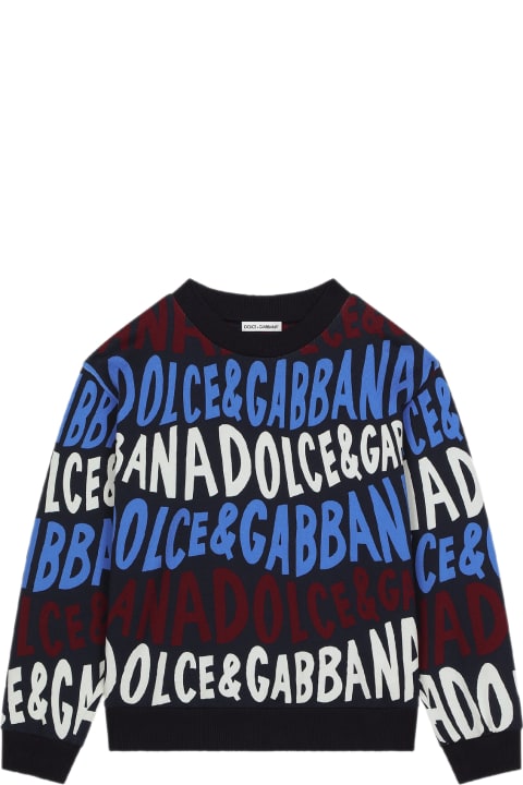 Dolce & Gabbana سترات وبلوزات ثقيلة لـ أولاد Dolce & Gabbana Sweatshirt