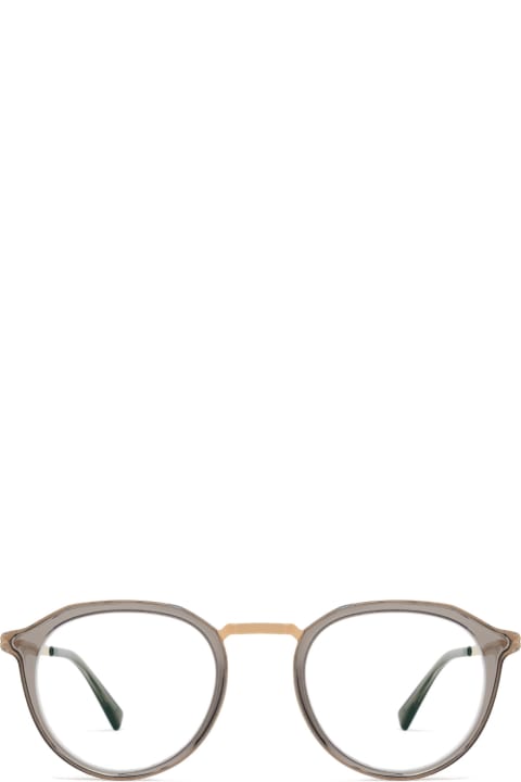 Mykita Eyewear for Women Mykita Paulson A83-champagne Gold/clear Ash Glasses