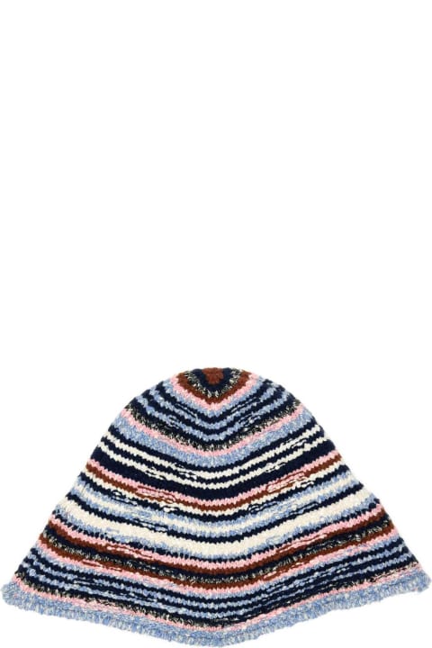 メンズ Marniの帽子 Marni Embroidered Cotton Bucket Hat