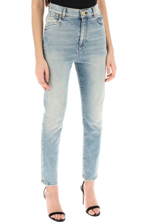 Balmain Jeans for Women Balmain High-waisted Slim Jeans