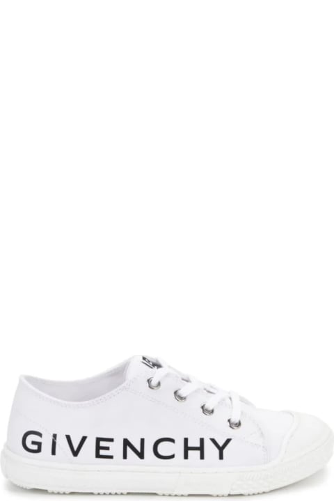 Fashion for Men Givenchy White Low Sneakers With Givenchy Signature