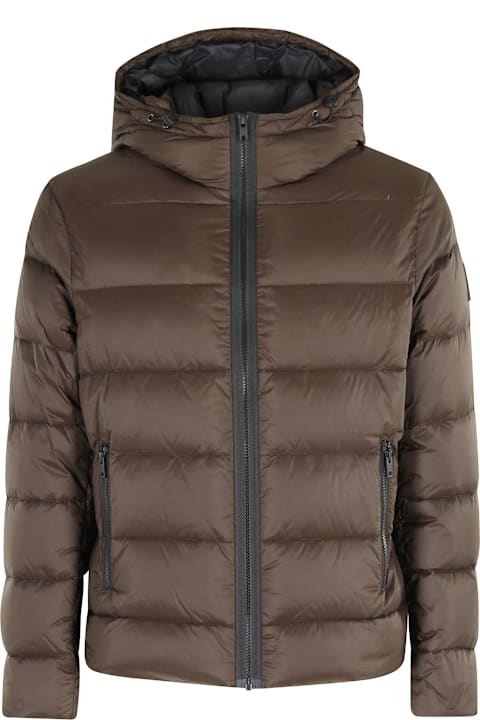 Fay for Kids Fay Db Front Piuma Cappuccio