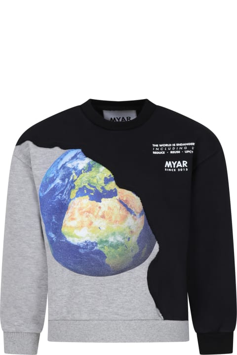 Multicolor Sweatshirt For Boy With Print