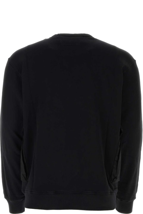 Fleeces & Tracksuits for Men C.P. Company Black Cotton Sweatshirt