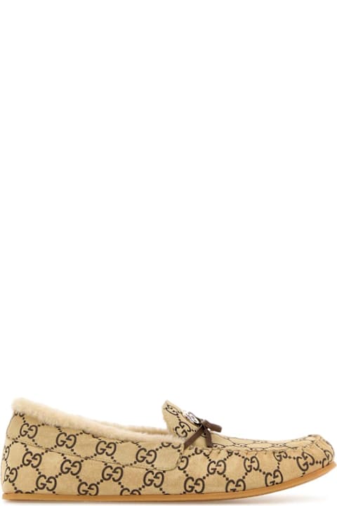 Gucci Printed Leather Loafers