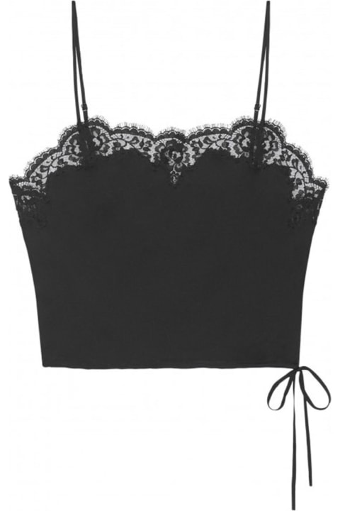 Underwear & Nightwear for Women Saint Laurent Silk Satin Lingerie Top