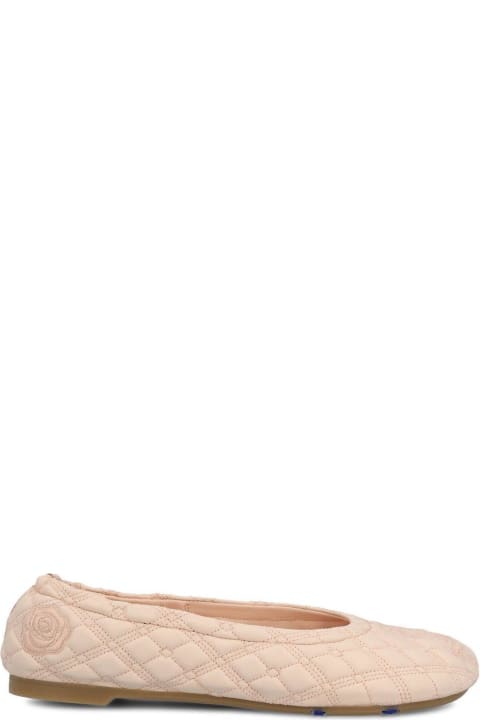 أحذية مسطحة لـ السيدات Burberry Sadler Quilted Ballerina Shoes