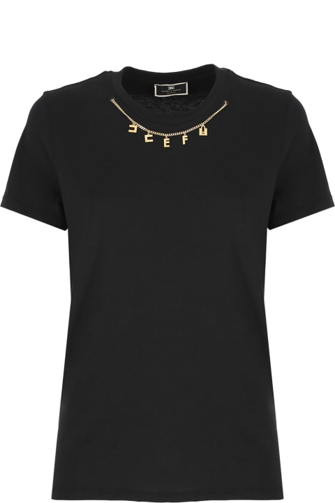 Elisabetta Franchi Topwear for Women Elisabetta Franchi T-shirt With Charms