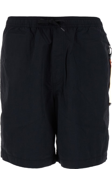 Parajumpers Pants for Men Parajumpers Black Bermuda Shorts With Drawstring In Techno Fabric Man