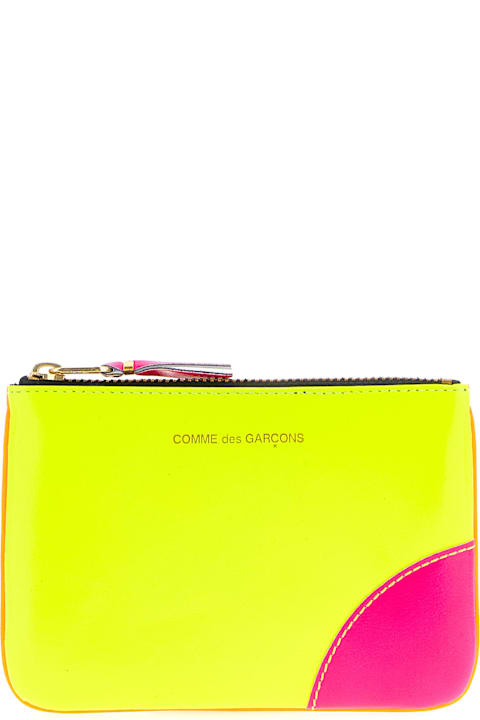 Comme des Garçons Wallet for Kids Comme des Garçons Wallet 'super Fluo' Card Holder