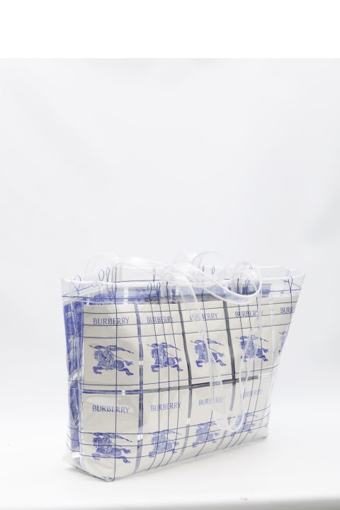 Bags for Men Burberry Ekd Label Tote Bag