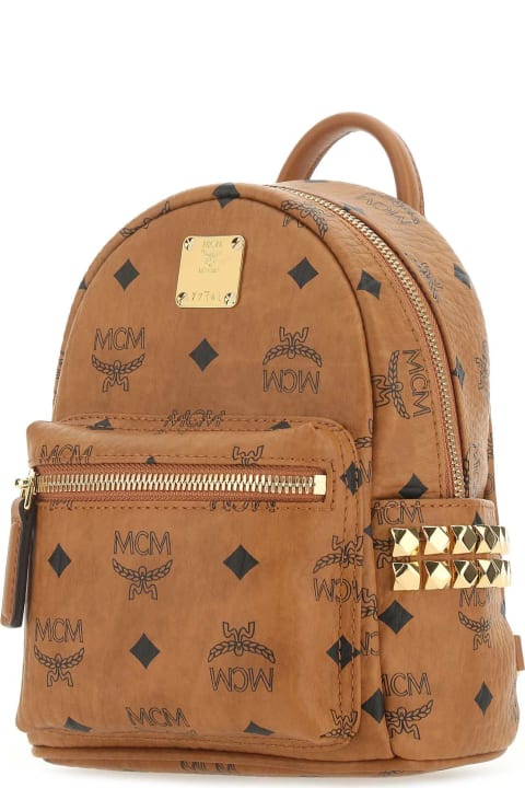 MCM Backpacks for Women MCM Printed Canvas Stark Bebe Boo Backpack