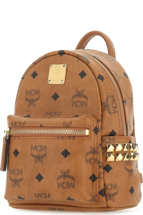 ウィメンズ MCMのバックパック MCM Printed Canvas Stark Bebe Boo Backpack