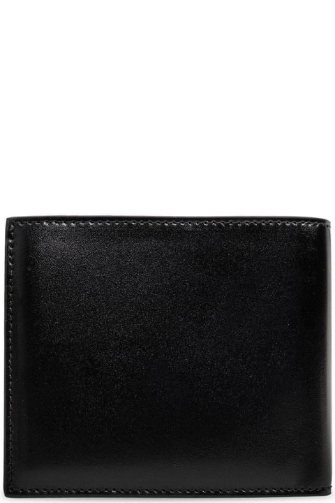 Wallets for Men Balenciaga Logo Printed Bifold Wallet