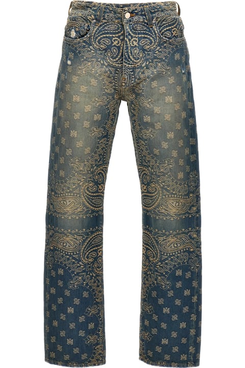 Pants for Men AMIRI 'bandana Jaquard' Jeans