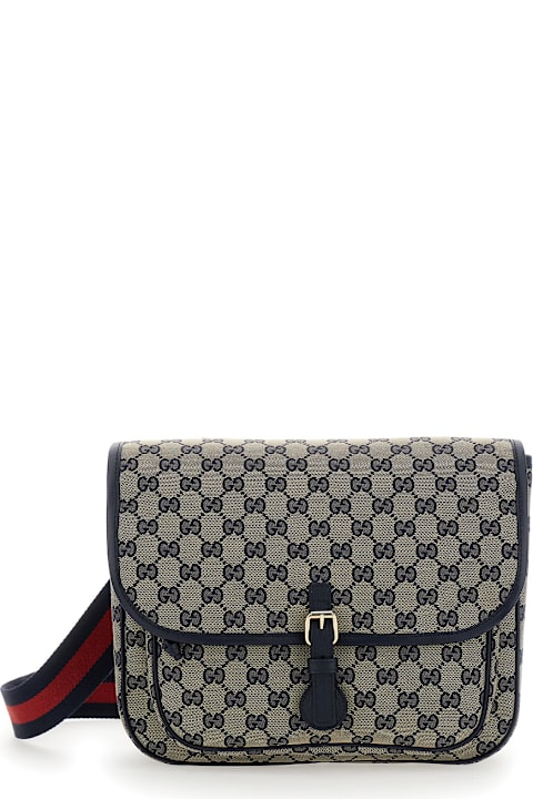 إكسسورات وهدايا لـ أولاد Gucci Multicolor Crossbody Bag With Gg Canvas In Cotton Blend Boy