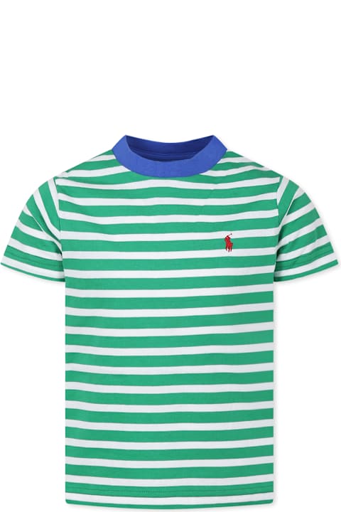 Ralph Lauren for Kids Ralph Lauren Multicolor T-shirt For Boy With Horse