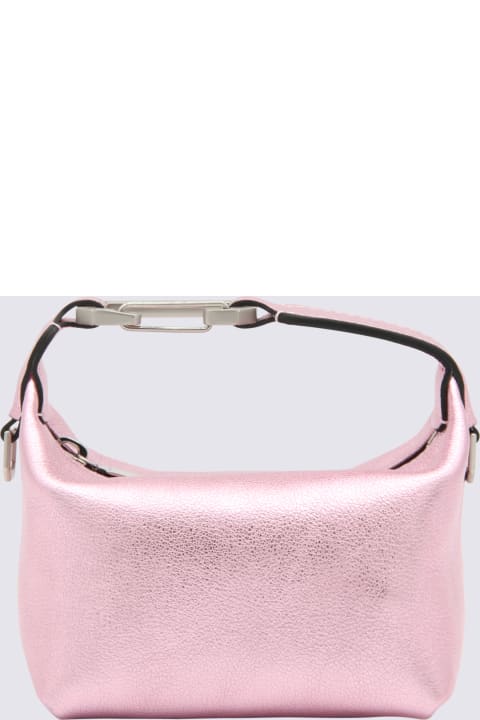 ウィメンズ EÉRAのトートバッグ EÉRA Pink Leather Tiny Moon Tote Bag