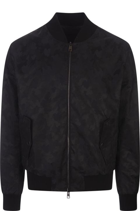 メンズ Monclerのコート＆ジャケット Moncler Black Demonte Reversible Down Jacket