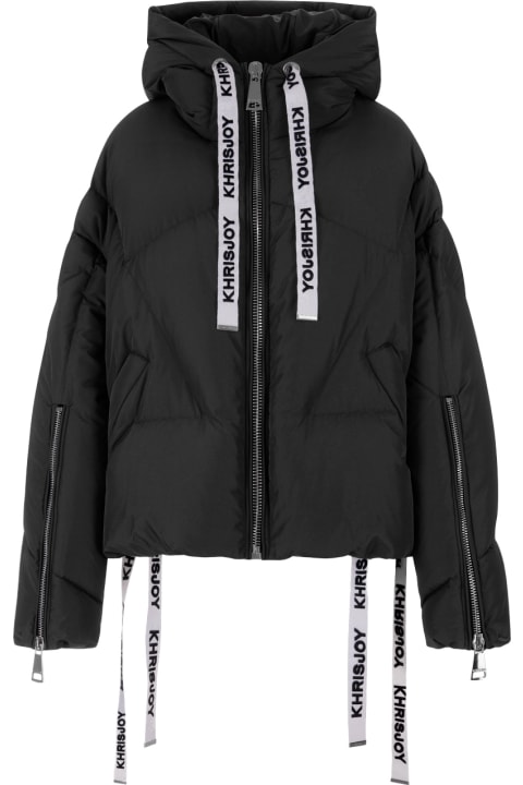 Khrisjoy Coats & Jackets for Women Khrisjoy Black Khris Iconic Puffer Jacket