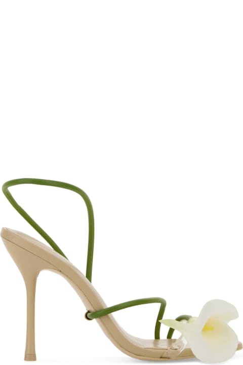 Cult Gaia Multicolor Leather Cassidy Sandals