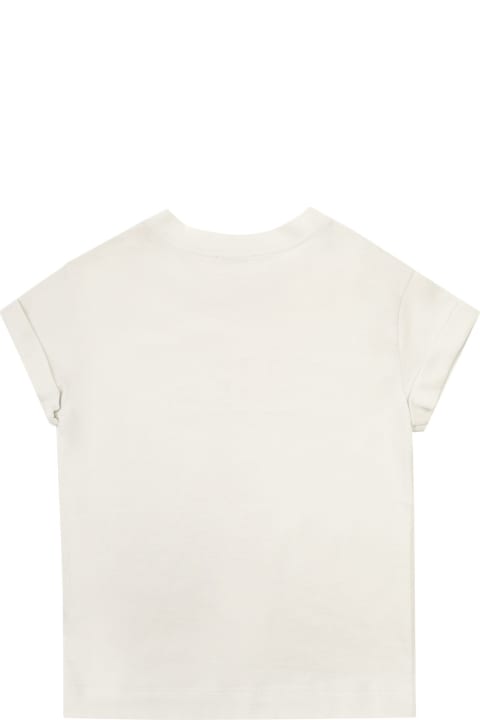 ウィメンズ新着アイテム Brunello Cucinelli Lightweight Cotton Jersey T-shirt With Print And Necklace