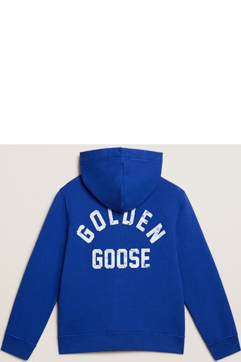 Golden Goose Sale for Kids Golden Goose Felpa Con Logo