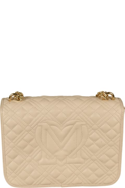 Love Moschino for Women Love Moschino Logo Quilted Shoulder Bag