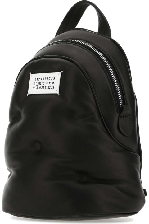 Sale for Women Maison Margiela Black Nappa Leather Mini Glam Slam Backpack