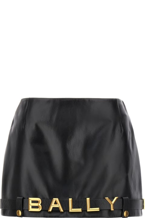 Bally Skirts for Women Bally Leather Mini Skirt