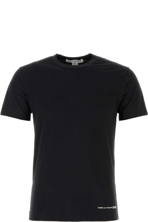 ウィメンズ トップス Comme des Garçons Black Cotton T-shirt